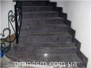 Brindle Blue Granite Stairs