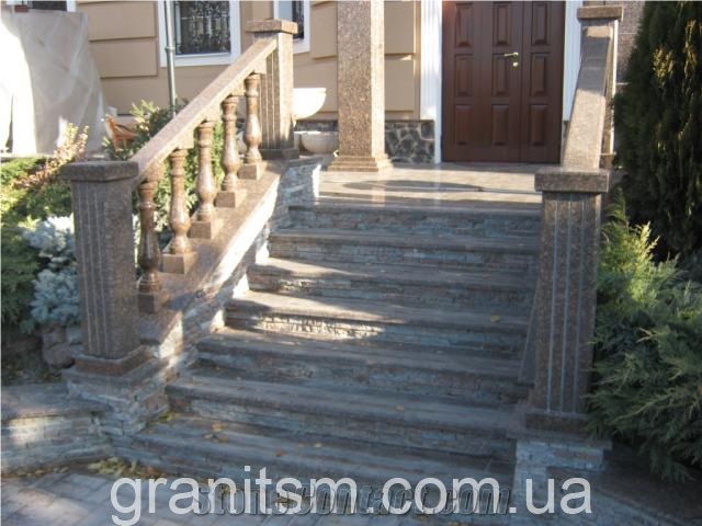 Tokovskij Granite Steps, Risers