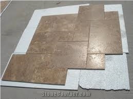 Brown Travertine Pattern Tiles