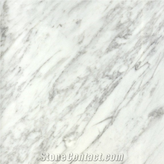 White Carrara/ Bianco Carrara Marble Wall and Floor Tiles, Italy White Marble