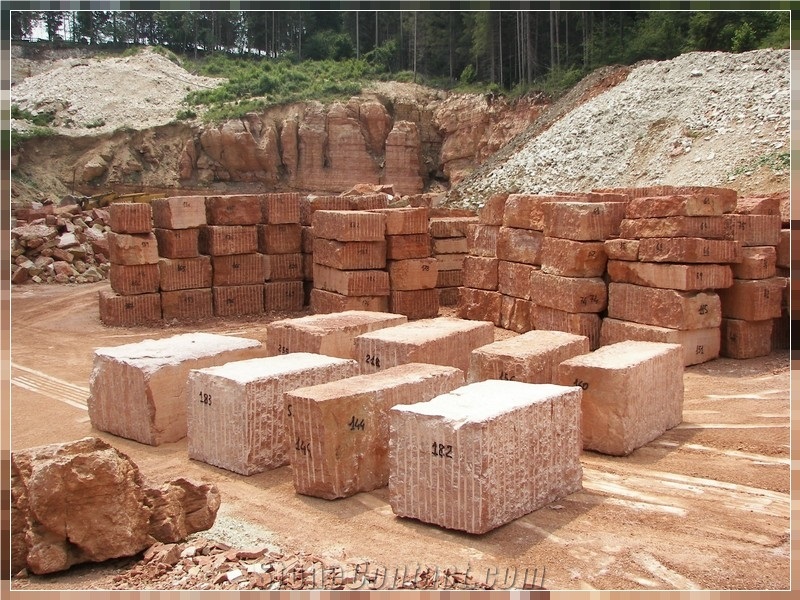 Rosso Asiago Marble Blocks, Italy Red Marble
