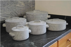 Complete Soapstone Kitchenware Cookware Pots