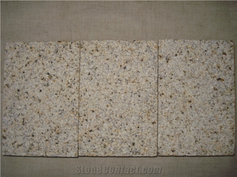 Granite G350 Slabs & Tiles, China Yellow Granite