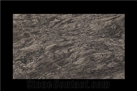 Black Tiger Granite Slabs, Brazil Black Granite