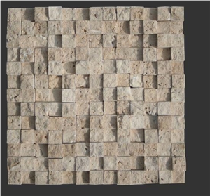 Denizli Travertine Split Face Mosaics
