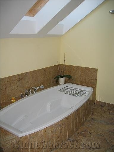 Madura Gold Granite Bathroom Design