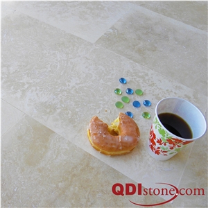 Cappuccino Marble Filled Honed Floor Tiles, Turkey Beige Marble