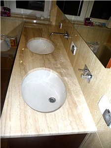 Daino Venato Limestone Bathroom Vanity Top