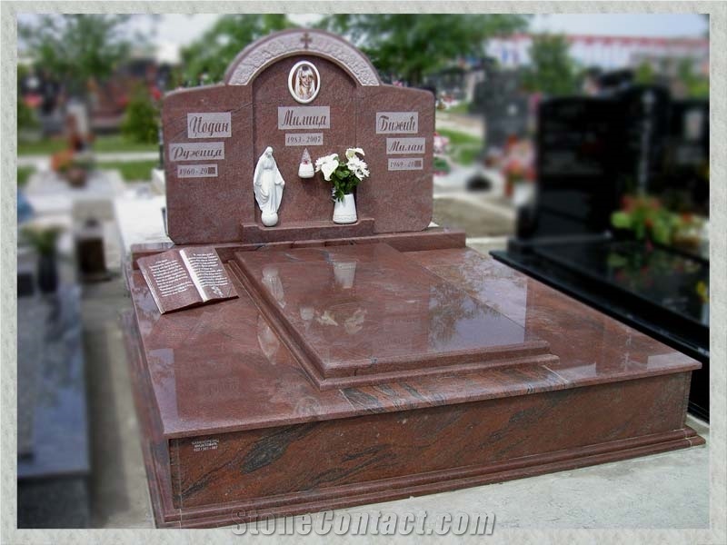 New Imperial Red Granite Monument