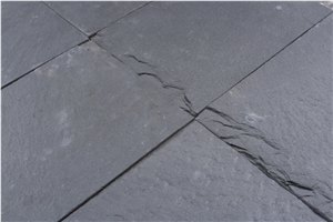 Himachal Black Quartzite Slabs & Tiles, India Black Quartzite Floor Tiles, Covering Tiles