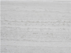 White Wooden Grain Marble Slabs