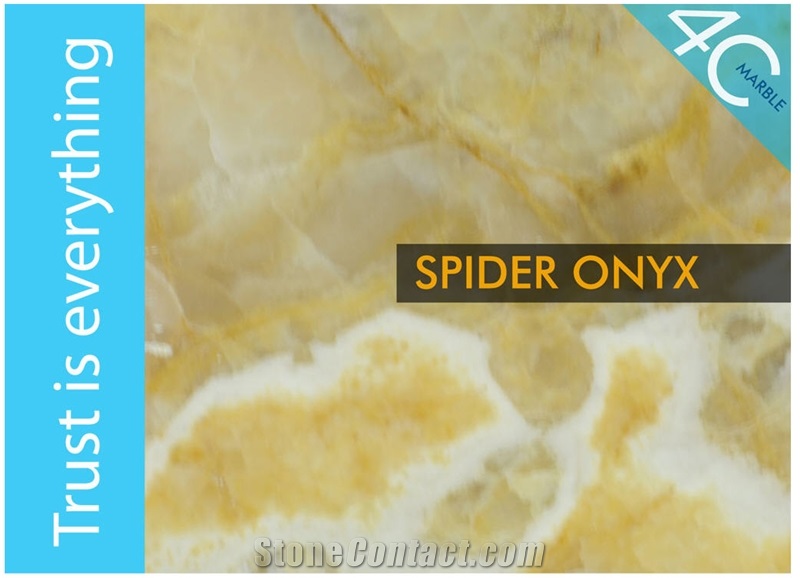 Spider Onyx Tiles, Slabs