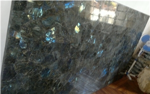 Labradorite Blue Granite Slabs & Tiles, Madagascar Blue Granite