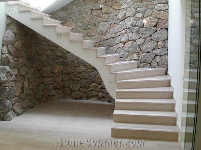 Untersberger Hell Limestone Stairs