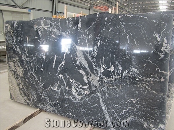 Fantasy Black Granite, China Black Granite for Custom Kitchen Countertops, Solid Surface Worktops