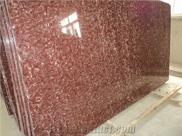 Rose Red Marble, Rose Crystal Marble, Diamond Rose Marble, China Shandong Laizhou Red Marble Slab, Marble Tile, Building Stone, Wall Cladding Tile, Floor Tile, Interior Stone