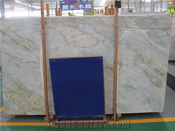 Spring River Marble, China Green Marble Slabs Polishing, Polished Wall Floor Covering Tiles, Walling, Flooring, Pattern, Skirtings
