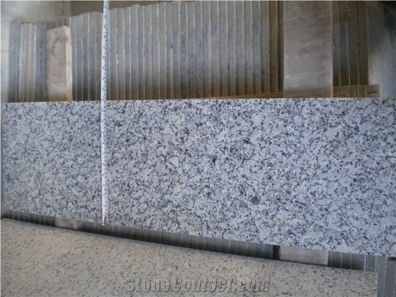 Platinum White Granite Slabs & Tiles, India Grey Granite