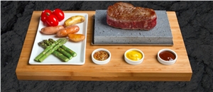 Lava Stone for Cooking - Steak Stones - Hot Rocks - Cooking Stone, Grey Basalt Kitchen Accessories