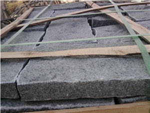 Flamed G654 Granite Tiles for Wall and Floor, China Black Granite