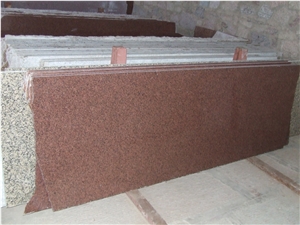 Bruno Red Granite Slabs & Tiles, India Red Granite Floor Tiles, Walling Tiles