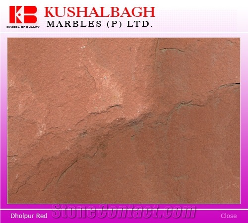 Dholpur Red Sandstone Slabs & Tiles, India Red Sandstone