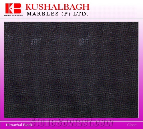 Himachal Black Slate Slabs & Tiles, India Black Slate