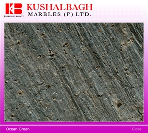 Ocean Green Slate Tiles, India Green Slate