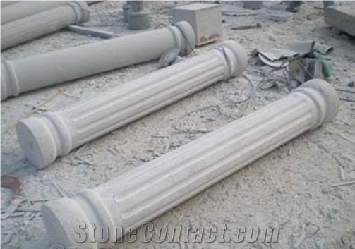 Granite Pillar, G623 Grey Granite Column