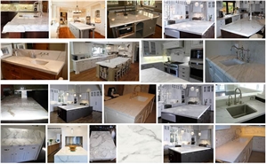 Calacatta Luna Marble Kitchen Countertop, Calacatta Luna White Marble Kitchen Countertops