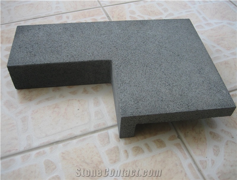 Hn Bluestone-B Slabs & Tiles, China Black Blue Stone