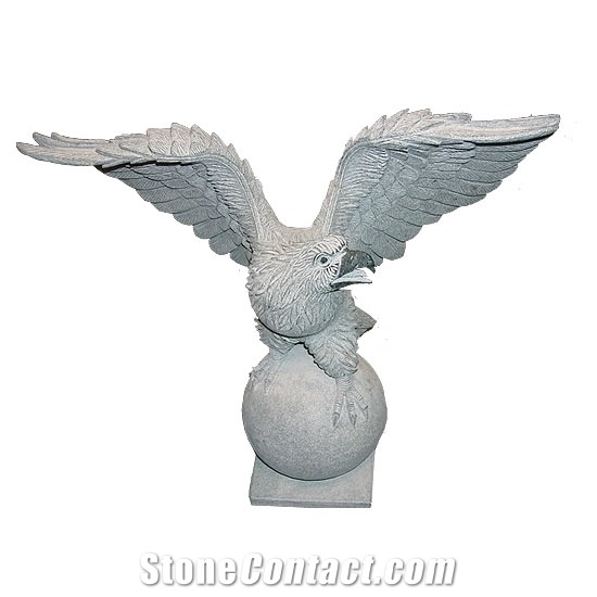 Animal Stone Carving,Eagle Animal Stone Sculpture