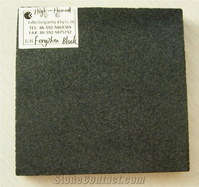 Black Granite,Fengzhen Black Granite,G342 Granite Slabs & Tiles