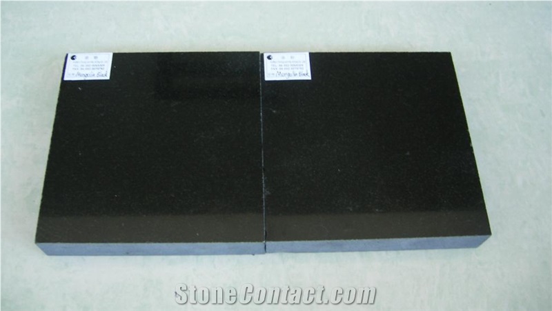 China Black Granite,Mongolia Black Granite Slabs & Tiles