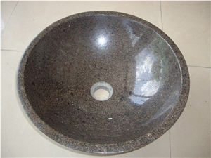 Granite Sinks,Brown Granite Sink,Dakota Mahogany Granite Sink