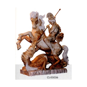 Stone Carving, Marble Sculpture and Marble Statues, Cl-Eg036 Brown Marble Sculptures