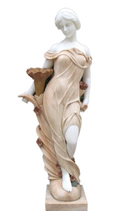 Stone Carving, Red Marble Sculpture and Marble Statues,Figure Statue