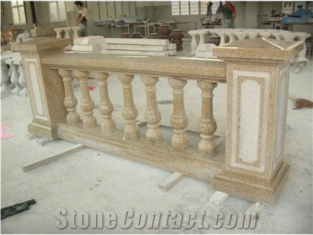 Yellow Stone Balustrade,G682 Stone Balustrade,Granite Balustrade, G682 Granite Balustrade & Railings