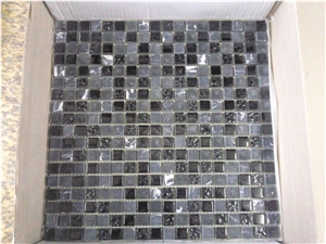 Mosaic in Marble and Glass, or Glass Marble Mosaic