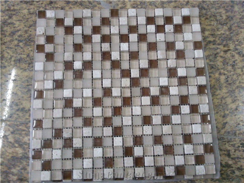 Mosaic in Marble and Glass, or Glass Marble Mosaic