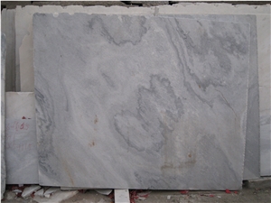 Snow White Marble Tile,Cloud Grey,Cheaper China Marble with Grey Vein