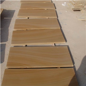 Yellow Sandstone Slabs & Tiles, China Yellow Sandstone