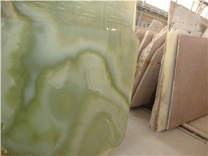 Afghan Green Onyx Slabs & Tiles