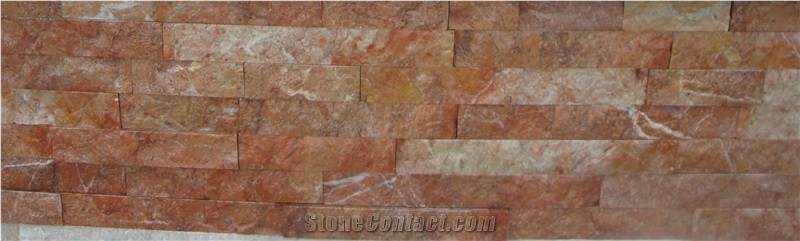 Cultural Stone Tiles, Romanit Pink Sandstone Cultured Stone, Pink Sandstone Stacked Stone Veneer