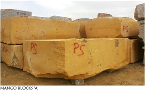 Mango Blocks, Pakistan Yellow Sandstone