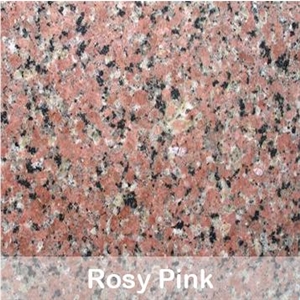 Rosy Pink Slabs & Tiles, Pink Granite