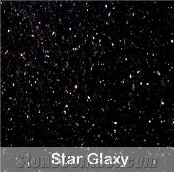 Star Galaxy Slabs & Tiles, Black Granite