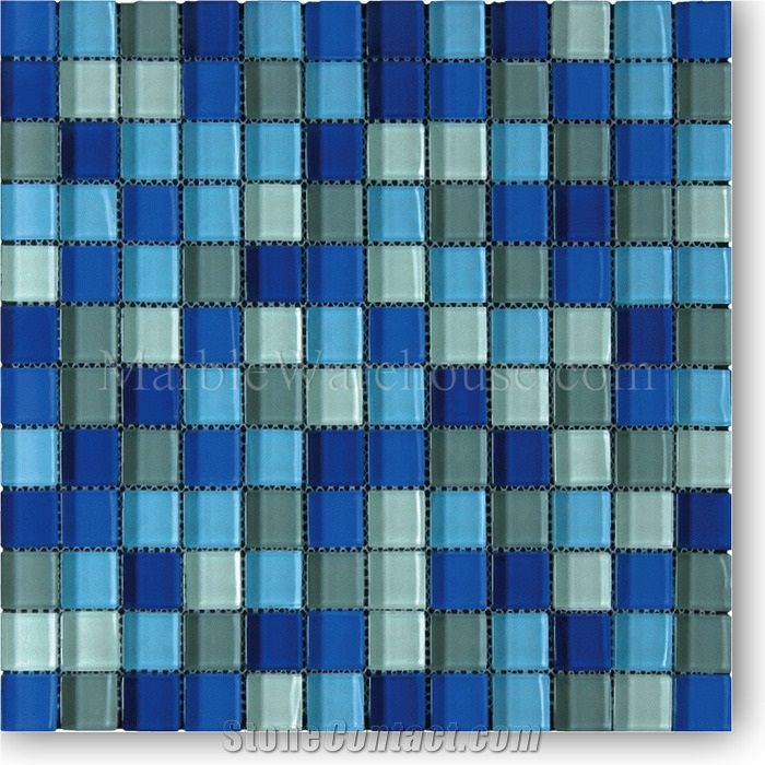 Blend Mediterranean Mirage Glass Mosaic Tile