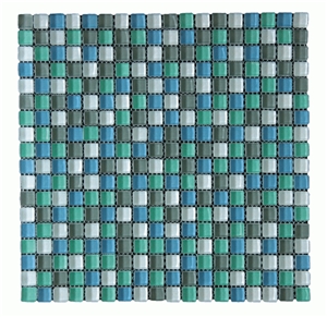 Blend Spring Mirage Glass Mosaic Tile