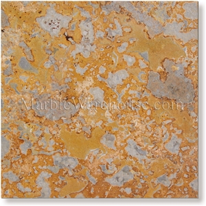 Brazilian Multicolor ( San Rio Rustic ) Cleft Slate Tile, Ferrugem Slate Slabs & Tiles